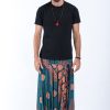 Men HaremPants | Mandala Elephant Drop Crotch Men'S Elephant Pants In Turquoise