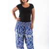 Plus Size HaremPants | Plus Size Imperial Elephant Women'S Elephant Pants In Blue