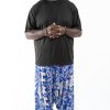 Plus Size HaremPants | Plus Size Imperial Elephant Drop Crotch Men'S Elephant Pants In Blue