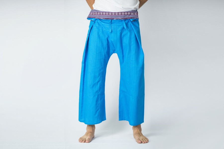 Men HaremPants | Unisex Thai Fisherman Pants In Sky Blue