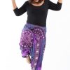 Women HaremPants | Plus Size Tribal Chakras 2-In-1 Jumpsuit Harem Pants In Purple