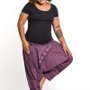 Plus Size HaremPants | Plus Size Hill Tribe Elephant Women'S Elephant Pants In Purple