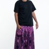 Men HaremPants | Plus Size Paisley Mandalas Men'S Harem Pants In Purple