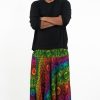 Men HaremPants | Plus Size Rainbow Elephant Drop Crotch Men'S Elephant Pants In Green