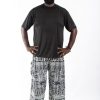 Men HaremPants | Plus Size Tribal Prints Men'S Harem Pants In Black