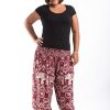 Women HaremPants | Plus Size Imperial Elephant Women'S Elephant Pants In Red