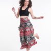 Women HaremPants | Divine Elephant Wrap Palazzo Style Harem Pants In Red