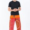 Men HaremPants | Tribal Chakras Men'S Harem Pants In Orange