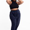 Women HaremPants | Plus Size Genie Women'S Cotton Harem Pants In Navy