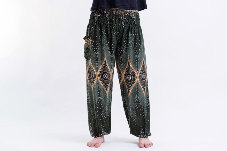 Men HaremPants | Diamond Peacock Men'S Harem Pants In Green