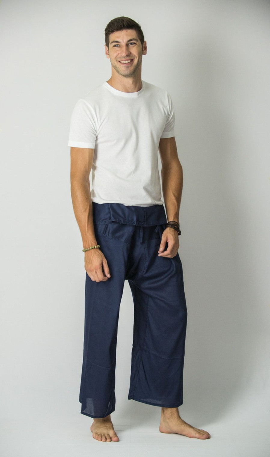 Men HaremPants | Unisex Thai Fisherman Pants In Steel