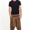 Men HaremPants | Hill Tribe Elephant Men'S Elephant Pants In Brown