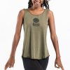 Women HaremPants | Loose Soft Vintage Style Women'S Tank Tops Dream Catcher Olive