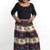 Plus Size HaremPants | Plus Size Elephant Bliss Palazzo Style Elephant Pants In Navy