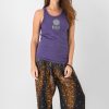 Women HaremPants | Super Soft Sure Design Women'S Tank Tops Dream Catcher Grape