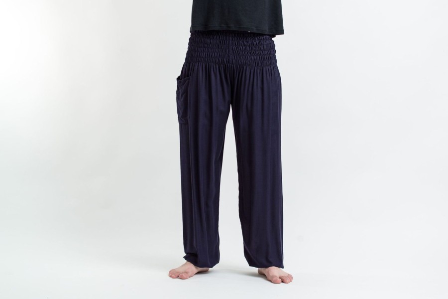 Men HaremPants | Solid Color Men'S Harem Pants In Blue