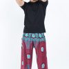 Men HaremPants | Mandala Elephant Men'S Elephant Pants In Red