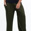 Men HaremPants | Solid Color Men'S Tall Harem Pants In Dark Green