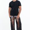 Men HaremPants | Peacock Feathers Men'S Harem Pants In Black