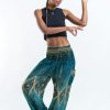 Women HaremPants | Diamond Peacock Women'S Harem Pants In Turquoise