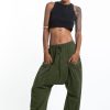 Women HaremPants | Cotton Women Harem Pants In Solid Green