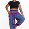 Women HaremPants | Plus Size Tribal Chakras Women'S Harem Pants In Purple