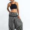 Women HaremPants | Hill Tribe Elephant Women'S Elephant Pants In Black