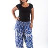 Women HaremPants | Plus Size Imperial Elephant Women'S Elephant Pants In Blue