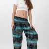 Women HaremPants | Paisley Women'S Harem Pants In Turquoise