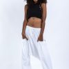 Women HaremPants | Cotton Women Harem Pants In Solid White