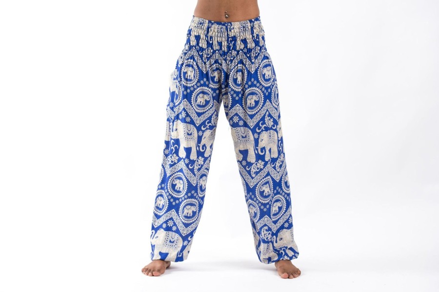 Women HaremPants | Imperial Elephant Women'S Elephant Pants In Blue