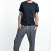 Men HaremPants | Men'S Terry Pants With Aztec Pockets In Black