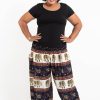 Plus Size HaremPants | Plus Size Elephant Bliss Women'S Elephant Pants In Navy