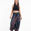 Women HaremPants | Paisley Feathers 2-In-1 Jumpsuit Harem Pants In Green