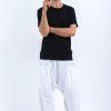 Men HaremPants | Cotton Men Harem Pants In Solid White