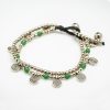 Accessories HaremPants | Bead And Charm Double Strand Bracelets Green