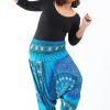 Women HaremPants | Plus Size Tribal Chakras 2-In-1 Jumpsuit Harem Pants In Blue