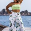 Women HaremPants | Plus Size Women'S Thai Harem Palazzo Pants In Butterflies Green