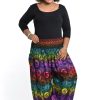 Women HaremPants | Plus Size Rainbow Elephant Women'S Elephant Pants In Purple