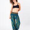 Women HaremPants | Peacock Eye Women'S Harem Pants In Turquoise