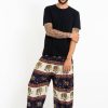 Men HaremPants | Elephant Bliss Men'S Elephant Pants In Navy