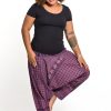 Women HaremPants | Plus Size Hill Tribe Elephant Women'S Elephant Pants In Purple