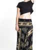 Women HaremPants | Turtle Print 2-In-1 Jumpsuit Harem Pants In Gold