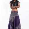 Women HaremPants | Floral Mandalas 2-In-1 Jumpsuit Harem Pants In Purple