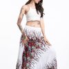 Women HaremPants | Floral 2-In-1 Jumpsuit Harem Pants In White