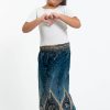 Kids HaremPants | Diamond Peacock Kids Harem Pants In Turquoise