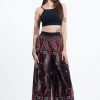 Women HaremPants | Paisley Feathers Palazzo Style Harem Pants In Black