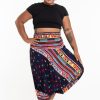 Women HaremPants | Plus Size Triangles 2-In-1 Jumpsuit Harem Pants In Navy