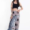 Women HaremPants | Paisley Mandalas 2-In-1 Jumpsuit Harem Pants In Silver Gray