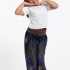 Kids HaremPants | Peacock Eye Kids Harem Pants In Navy